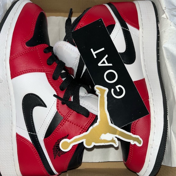 Jordan Shoes - Red Air Jordan 1 Mid